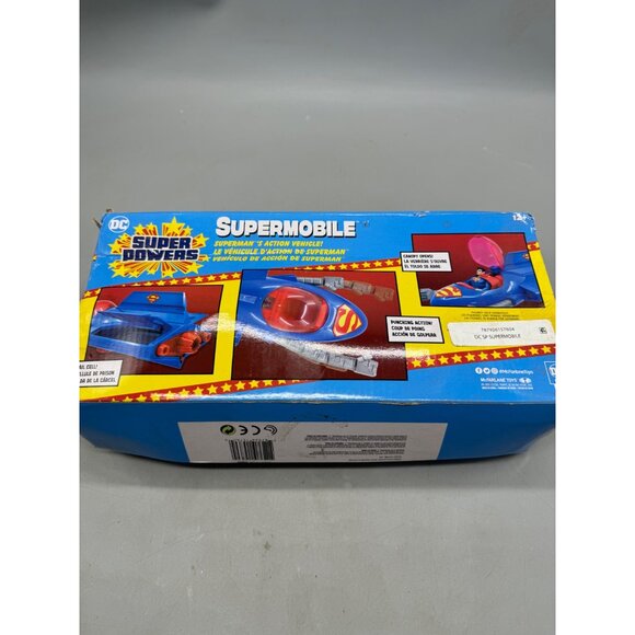 DC Super Powers Supermobile Supermans Action Vehicle 12+ blue red READ - Picture 6 of 15